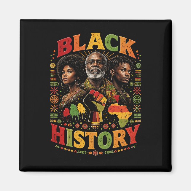 Imán Historia Negra (Frente)
