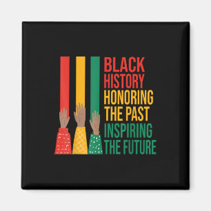 Imán Historia negra honrando a los futuros hombres del