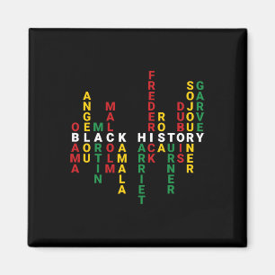 Imán Historia negra inspirando a líderes negros Amer af
