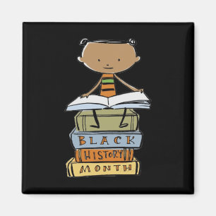 Imán Historia negra niños afroamericanos de orgullo neg