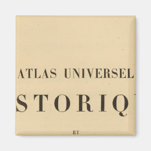 Imán Historia universal de Half Title Atlas