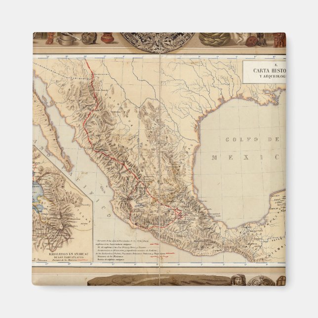 Imán Historia y arquitectura de México (Frente)