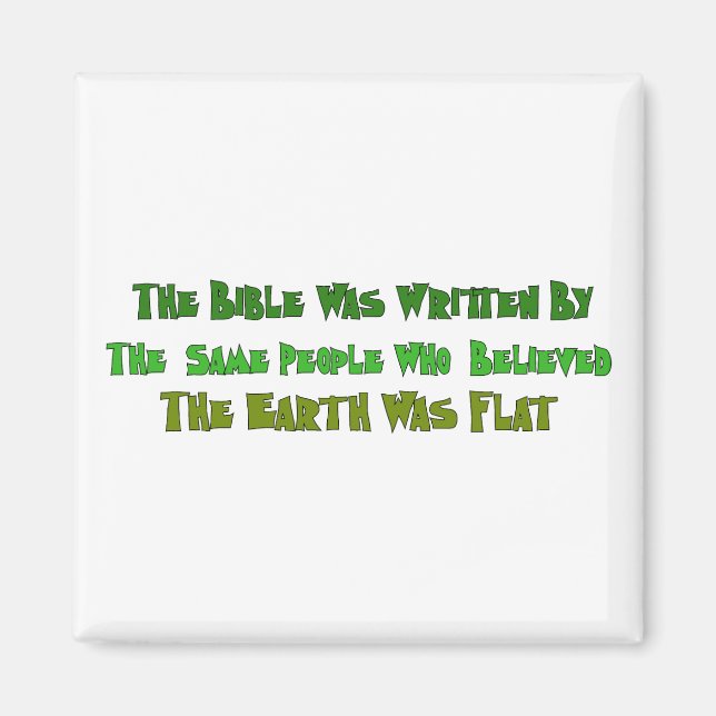 Imán Historiadores de la Tierra Plana (Frente)