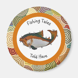 Imán Historias De Pesca Contadas Aquí Magnet