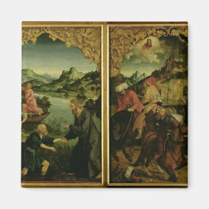 Imán Historias de S.S. Peter y del altarpiece de Paul: