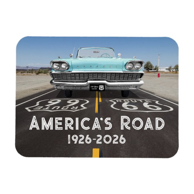 Imán Historic Route 66 Centennial (Horizontal)