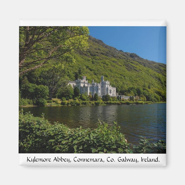 Imán Histórica Abadía de Kylemore, Co. Galway, Irlanda. (Frente)
