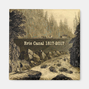 Imán Histórico Canal Erie Bicentenario Años