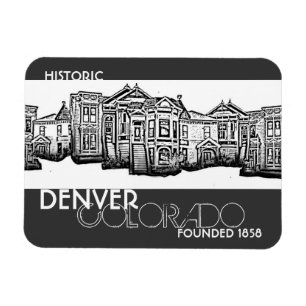 Imán histórico de Denver Colorado