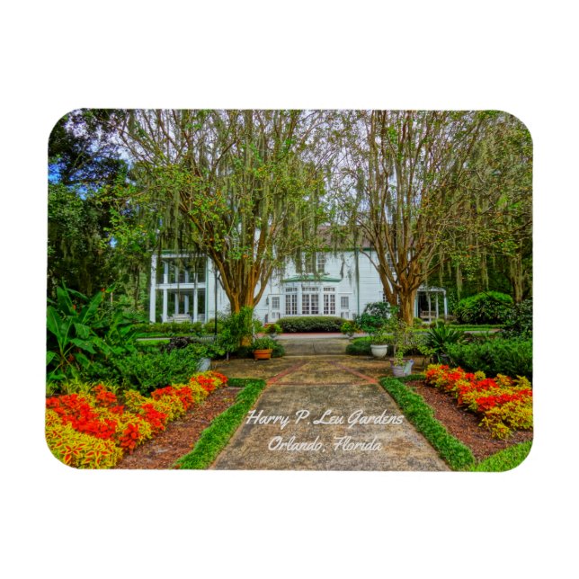 Imán Histórico Harry P Leu Gardens & Museum Orlando FL (Horizontal)