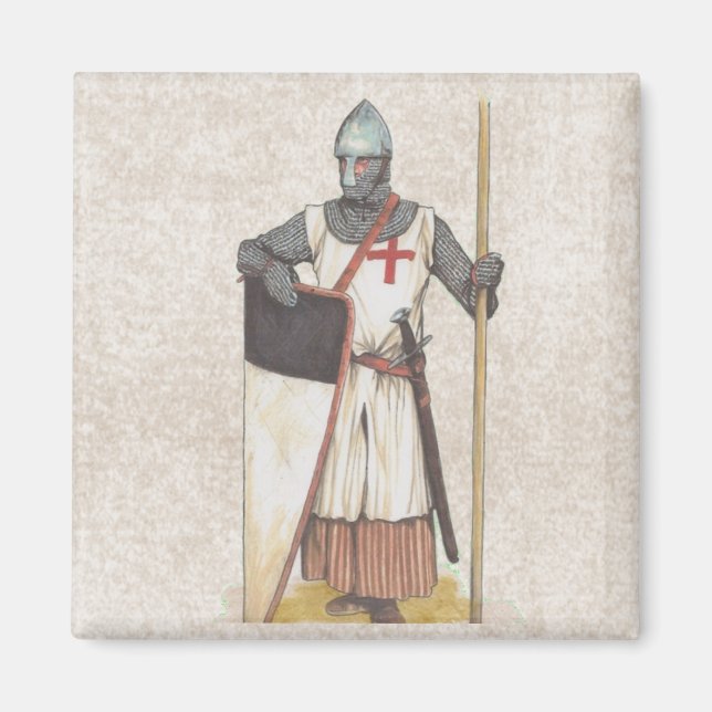 Imán Histórico templario de Knight (Frente)