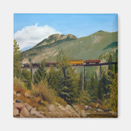 Imán Histórico tren de motor de vapor de Georgetown Col