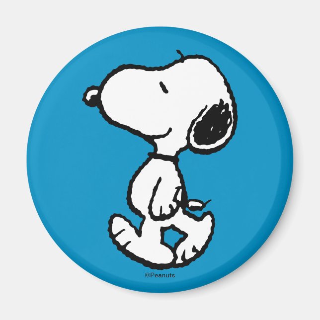 Imán Historietas clásicas de Snoopy (Frente)