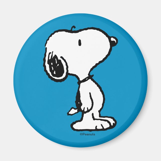 Imán Historietas clásicas de Snoopy (Frente)