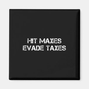 Imán Hit Maxes Evade Impuestos Graciosos Gym Fitness Vi