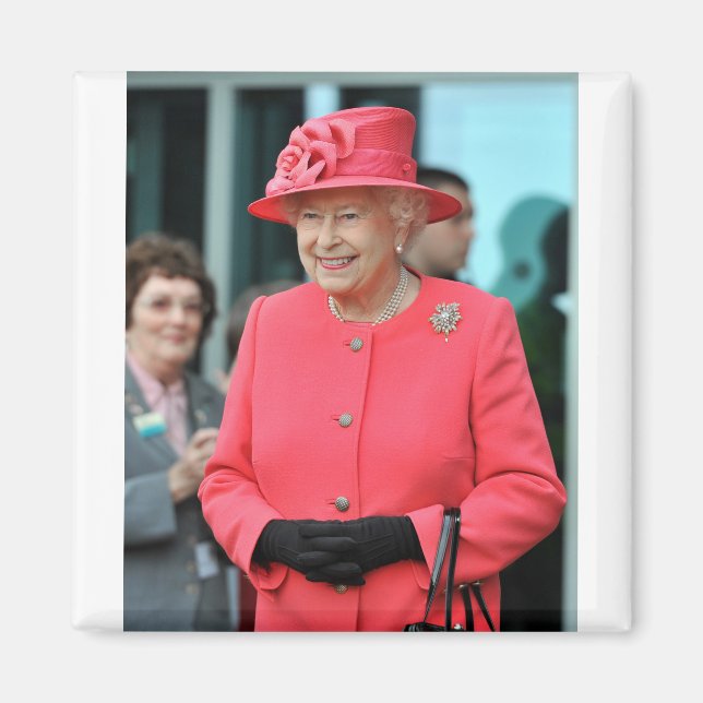 Imán HM Queen Elizabeth II Warrington 2012 Profesional (Frente)