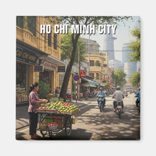 Imán Ho Chi Minh Ciudad Viaje Vietnam