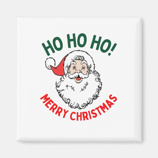 IMÁN HO HO HO FELIZ NAVIDAD (Frente)