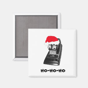 Imán Ho-Ho-Ho-Ho Santa Stapler Magnet