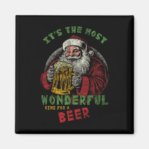 Imán Ho Ho Ho Holy Necesito Una Cerveza Graciosa Santa
