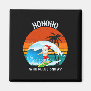 Imán Ho Ho Ho Quién Necesita Nieve Navidad En Julio Div