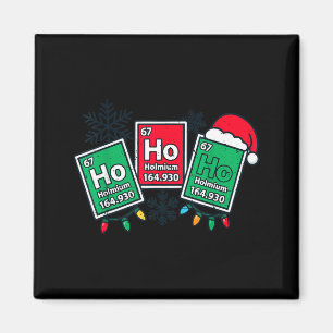 Imán Ho Ho Profesor de Ciencia Divertido Navidad Químic