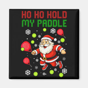 Imán Ho Ho Sostén Mi Pala Navidad Padel Tenis Xmas H