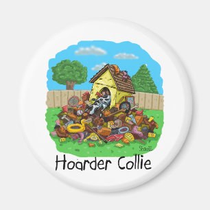 Imán Hoarder Collie