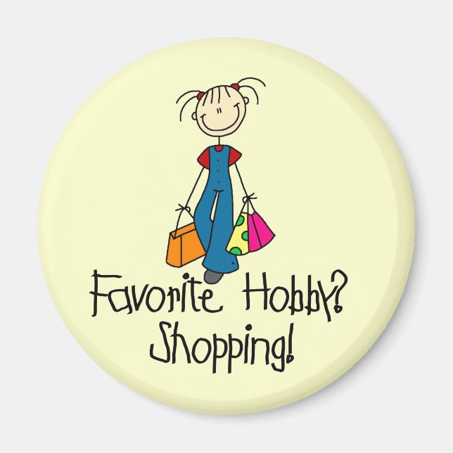 Imán Hobby favorito de compras (Frente)
