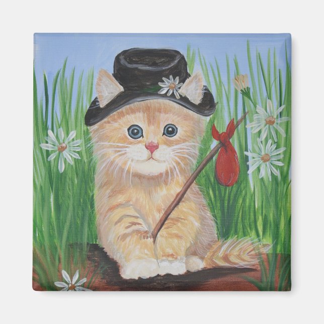 Imán Hobo Cat Magnet (Frente)