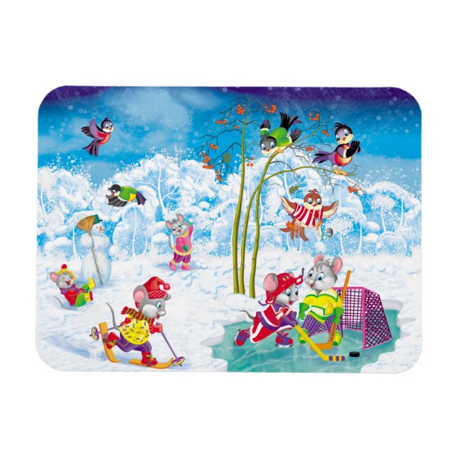 Imán hockey (Horizontal)