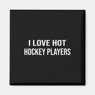 Imán Hockey amo a los jugadores de hockey calientes