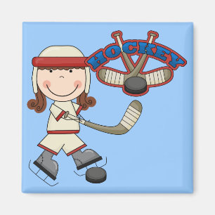 Imán HOCKEY - camisetas y regalos triguenos del chica