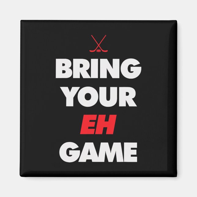 Imán Hockey - Canadá trae tu EH Game (Frente)