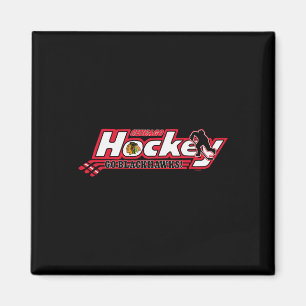 Imán Hockey Chicago Blackhawks Negro Licencia Oficial
