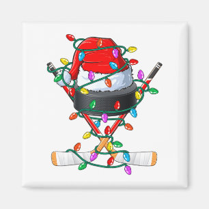 Imán Hockey de Navidad Xmas Santa Srts Gorro Pelota Niñ