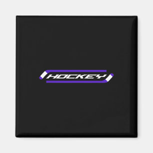 Imán Hockey - Elegante - Simple - fan del jugador de ho