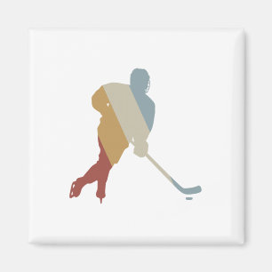 Imán Hockey Estilo Retro Vintage (1) 