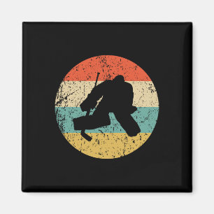 Imán Hockey - Juerguista de hockey Retro de cosecha