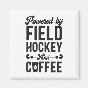 Imán Hockey sobre césped Café con el poder del hockey s