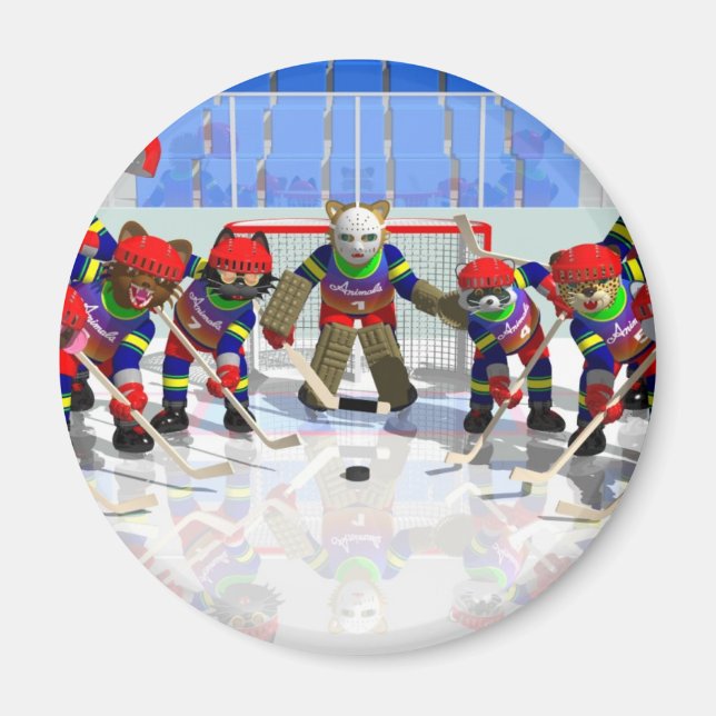 Imán Hockey sobre hielo (Frente)