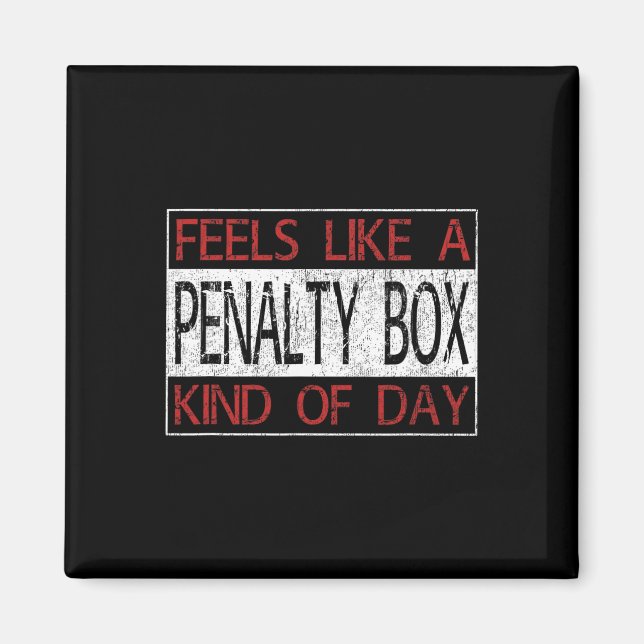 Imán Hockey sobre hierba - Se siente como una caja de p (Frente)