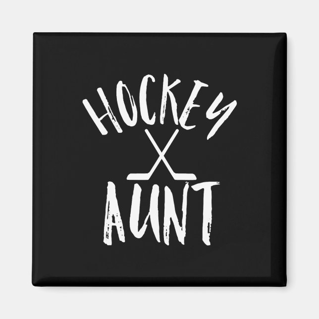 Imán Hockey Tía Deportes Ventiladores mujeres saludan r (Frente)