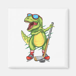 Imán Hockeysaurus Dinosaur Hockey sobre Hielo Trex Niño