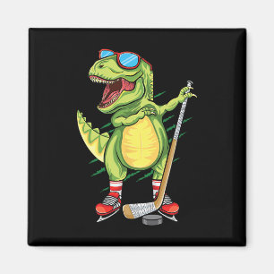 Imán Hockeysaurus Dinosaur Hockey sobre Hielo Trex Niño