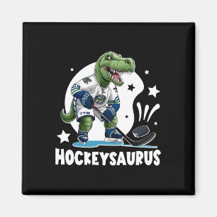 Imán Hockeysaurus Dinosaurio Divertido Hockey Niños Hoc