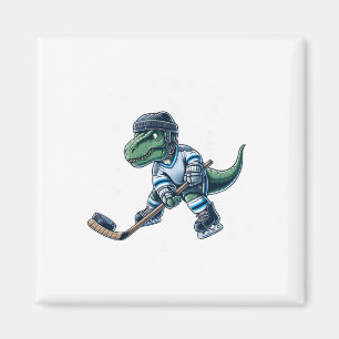 Imán Hockeysaurus dinosaurio divertido Hockey niños Hoc