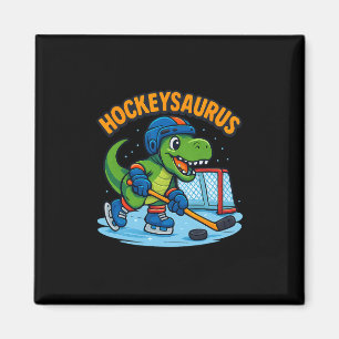 Imán Hockeysaurus Dinosaurio Divertido Hockey sobre Hie