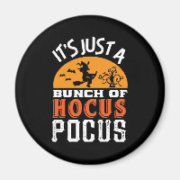 Hocus curioso ocus deja ver Halloween retro vintag