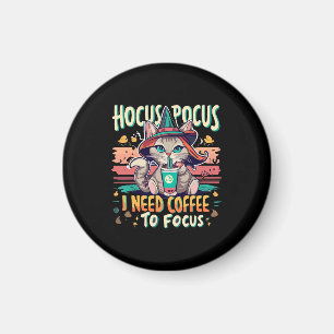 Imán Hocus Focus - Necesito café para concentrarme